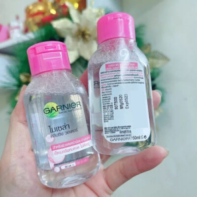 Nước Tẩy Trang Garnier Nắp Hồng Micellar Cleansing Water Cho Da Nhạy Cảm 5ml - 8935274642620